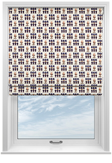Kings Breakfast, Eggs Prince - Roman Blind